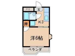 パ－クハイツ江尻の物件間取画像